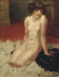 Henri-Joseph-Thomas-nu-nudo-nude-desnudo