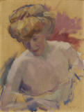 eugen-spiro-1907-portrait-of-a-draped-female-nude