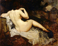 George Lambert-desnudo
