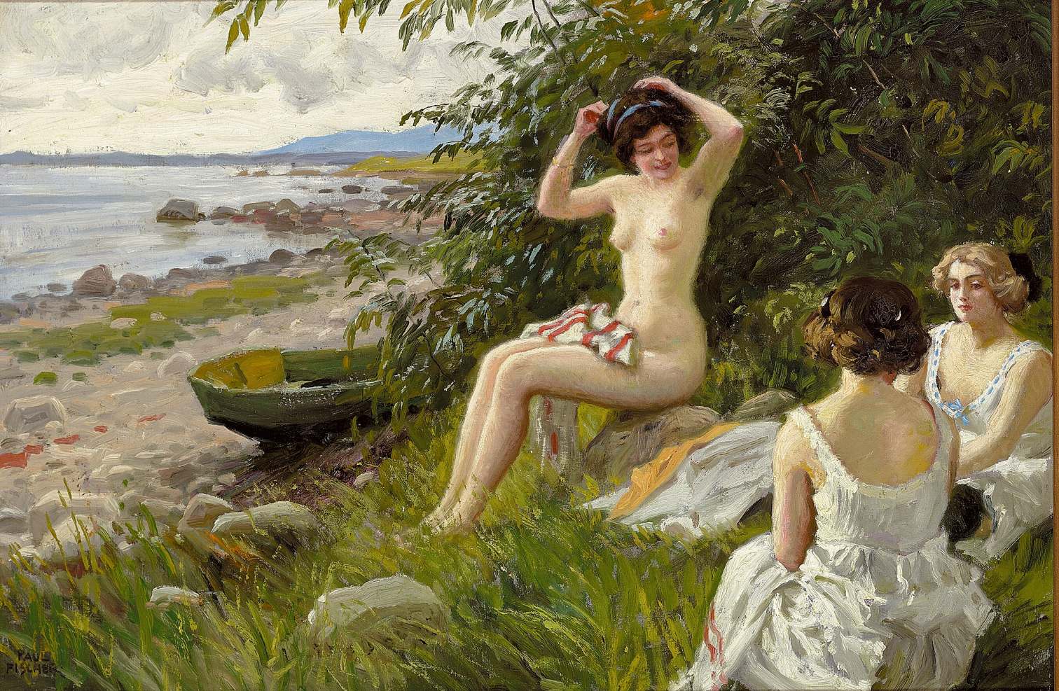 La baigneuse by paul émile chabas useum