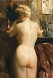 henri-privat-livemont-nude-from-the-back-1905
