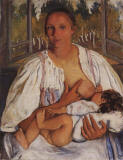 zinaida-serebriakova-nurse-with-baby-1912