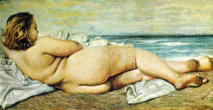 chirico-nude-woman-on-the-beach-1932-