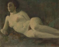 Aaron Shikler nude-1967