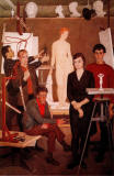Zhilinsky-Young-sculptors-1964