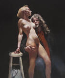 robert-lenkiewicz-roman-charity_the_painter_with_samantha-1989-